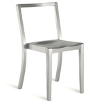 Icon Stacking Chair - Hand Brushed Aluminum