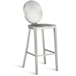 Kong Bar/ Counter Stool - Hand Brushed Aluminum