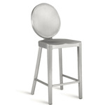 Kong Bar/ Counter Stool - Hand Brushed Aluminum