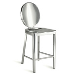 Kong Bar/ Counter Stool - Hand Polished Aluminum