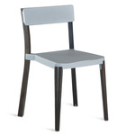 Lancaster Stacking Chair - Dark Stained Ash / Light Grey