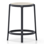 On & On Wood Bar/ Counter Stool - Black / Oak