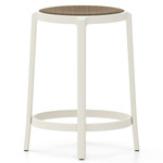 On & On Wood Bar/ Counter Stool - White / Walnut