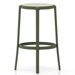 On & On Wood Bar/ Counter Stool - Green / Oak