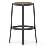 On & On Wood Bar/ Counter Stool - Black / Walnut