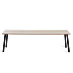 Run Bench - Black Powder Coated Aluminum / Ash Plywood