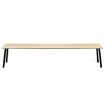 Run Bench - Black Powder Coated Aluminum / Accoya Wood