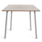 Run Dining Table - Clear Anodized Aluminum / Ash Plywood