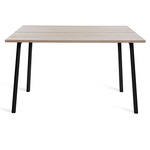 Run Dining Table - Black Powder Coated Aluminum / Ash Plywood