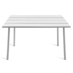 Run Aluminum Dining Table - Clear Anodized Aluminum / Aluminum