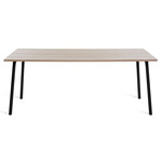 Run Dining Table - Black Powder Coated Aluminum / Ash Plywood