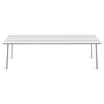 Run Aluminum Dining Table - Clear Anodized Aluminum / Aluminum