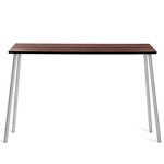 Run High Side Table - Clear Anodized Aluminum / Walnut Plywood