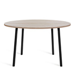 Run Cafe Table - Black Powder Coated Aluminum / Ash Plywood