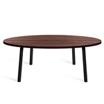 Run Coffee Table - Black Powder Coated Aluminum / Walnut Plywood