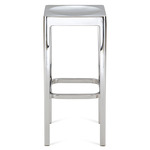 Emeco Bar/ Counter Stool - Hand Polished Aluminum