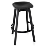 SU Bar/ Counter Stool - Black Anodized Aluminum / Black