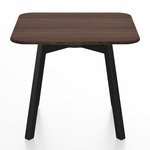 SU Low Square Table - Black Anodized Aluminum / Walnut Plywood