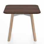 SU Low Square Table - Oak / Walnut Plywood
