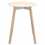 SU Round Cafe Table - Oak / Accoya Wood
