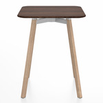 SU Square Cafe Table - Oak / Walnut Plywood