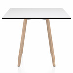 SU Square Cafe Table - Oak / White HPL