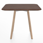 SU Square Cafe Table - Oak / Walnut Plywood