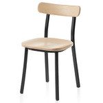 Utility Chair - Black Powder Coated Aluminum / Accoya Wood