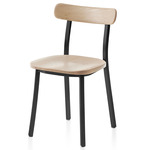 Utility Chair - Black Powder Coated Aluminum / Ash Plywood