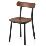 Utility Chair - Black Powder Coated Aluminum / Walnut Plywood