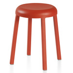 ZA Stool - Coral Orange Aluminum