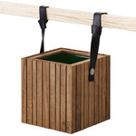 GrowON Wall Plant Box - Dark Oak