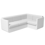 Ulm Modular Outdoor Sectional - White / Nautical White