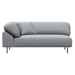 Collar Open End Sofa - Black / Cyber 1101