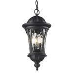 Doma Outdoor Pendant - Black / Clear
