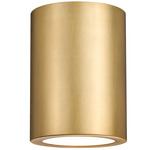 Harley Cylinder Ceiling Light  - Rubbed Brass