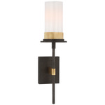 Beza Tail Wall Sconce - Warm Iron / Antique Brass / White
