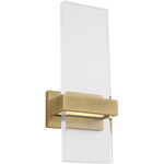 Flyta Wall Sconce - Natural Brass / Clear