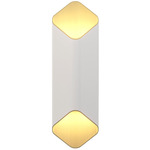 Ako Phase Dim Wall Sconce - Matte White / Gold