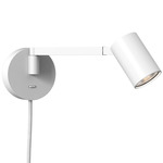 Ascoli Swing Arm Plug-In Reading Light - Matte White