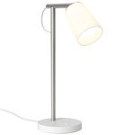 Carlton Desk Lamp - White / White