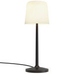 Ella Table Lamp - Matte Black / White