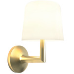 Ella Wall Sconce - Light Bronze / White