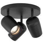 Koto Triple Round Spotlight - Matte Black