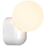 Lyra Wall Sconce - Gloss White / White