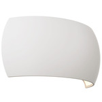 Milo Ceramic Wall Sconce - White