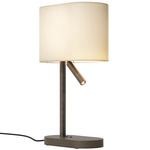Venn Reader Table Lamp - Bronze / Putty