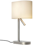 Venn Reader Table Lamp - Matt Nickel / Putty