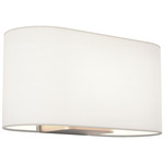 Venn Wall Sconce - Matt Nickel / White