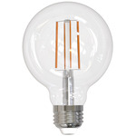 G25 Med Base Filament 8.5W 120V 2700K 90CRI 4-PACK - Clear